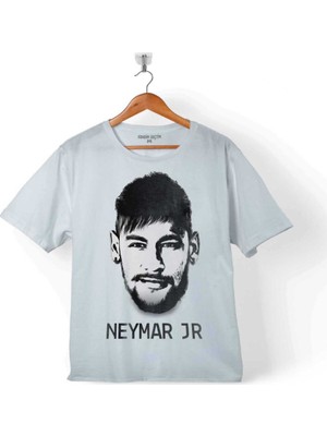 Kendim Seçtim Neymar 10 Jr Da Sılva Silüet Santos Psg Çocuk T-Shirt