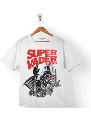 Kendim Seçtim Super Vader Bros Star Wars Yıldız Savaşları Çocuk T-Shirt