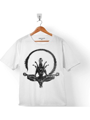 Kendim Seçtim Alıen Covenant Yoga Stencıl Çocuk T-Shirt