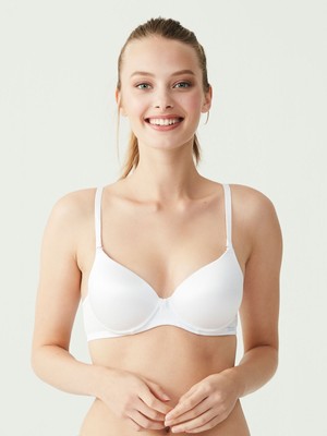 U.S.POLO 66147 BAYAN KULAKLI İÇİ DOLU BEYAZ SÜTYEN