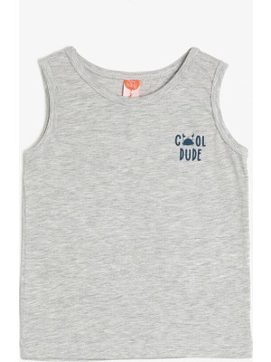 Koton Yazılı Baskılı Atlet