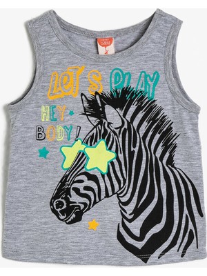 Koton Yazılı Baskılı Atlet