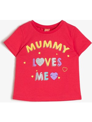 Koton Baskılı Tişört Kısa Kollu