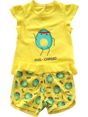 Piero Kids Kız Bebek İkili Takım Şortlu Avo Cardio Alt Üst Takım