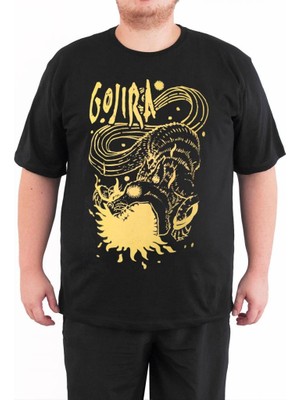 Bant Giyim - Gojira Sun Swallower 4xl Büyük Beden Siyah Tişört