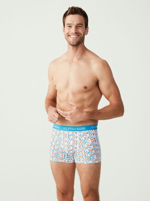 U.S. Polo Assn. Erkek Lacivert - Gri Melanj - Mint 3'lü Boxer