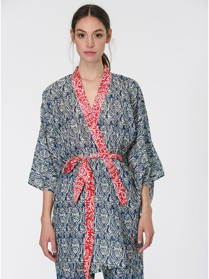 Roman Desenli Kimono-Y1967111-089