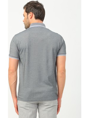 Fabrika Comfort Erkek Siyah Polo Yaka T-Shirt