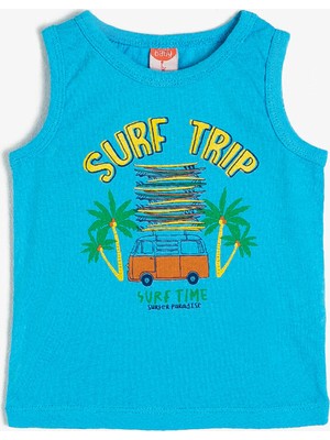 Koton Kids Erkek Çocuk Yazılı Baskılı Atlet