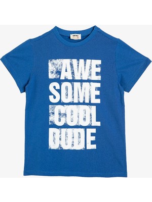 Koton Erkek Çocuk Yazılı Baskılı T-Shirt