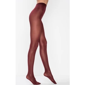 Bordo Mikro 70 Külotlu Çorap-licious