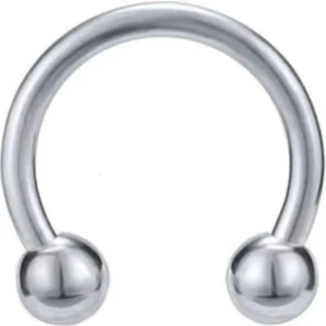 316L Cerrahi Çelik 10 mm Top Uçlu Septum Piercing