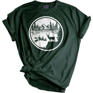Genius Store Erkek Outdoor Baskılı T-Shirt