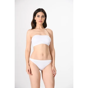 Miss Fit Pedli Straples 11072 Örme Seamless Dikişsiz Basic Kadın Bandeo Büstiyer