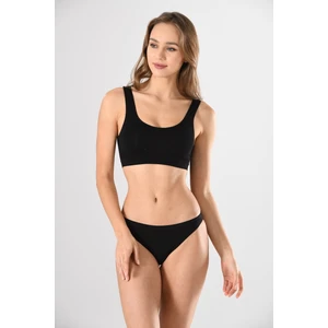 Miss Fit Kalın Askılı 1501 Sıfır Kol Örme Seamless Dikişsiz Basic Kadın Büstiyer