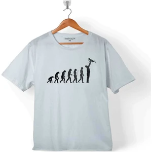 Kendim Seçtim İnsan Bebek Çocuk Babalar Günü Maymun Evrim Çocuk T-Shirt