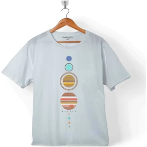 Kendim Seçtim Güneş Sistemi Gezegenler Solar Sistem Dünya Ay Çocuk T-Shirt