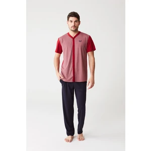 Mod Collection 3248 Erkek Pijama Takımı - Bordo