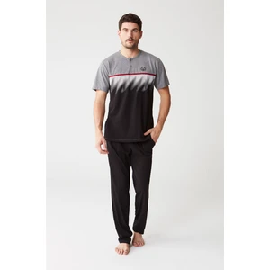 Mod Collection 3253 Erkek Pijama Takımı - Antrasit Melanj