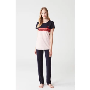 Mod Collection 3278 Kadın Pijama Takımı - Ekru