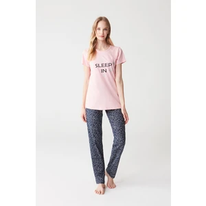 Mod Collection 3287 Kadın Pijama Takımı - Pembe