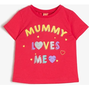 Baskılı Tişört Kısa Kollu