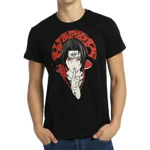Bant Giyim - Naruto Itachi Uchiha Siyah Erkek T-Shirt