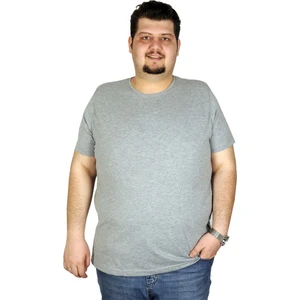 Büyük Beden Erkek Tshirt Bisiklet Yaka Basic 20031 Grimelanj