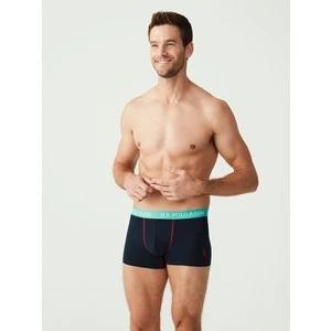 U.S. Polo Assn. Erkek Lacivert - Gri Melanj - Mint 3'lü Boxer
