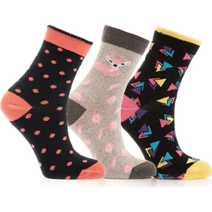 3'lü Kadın Soket Çorabı