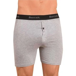 Iç Giyim Erkek Düğmeli Likralı Uzun Paçalı Boxer 5li Paket