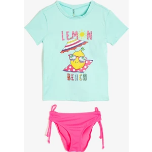 Kız Çocuk Baskılı Mayo