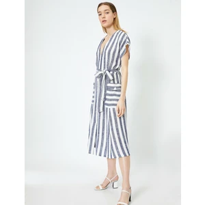 Kadın Beli Bağlamalı Elbise