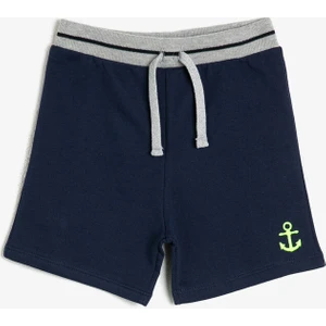 Erkek Bebek Beli Bağlamalı Şort