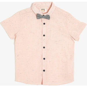 Erkek Çocuk Cep Detaylı Gömlek