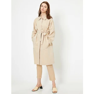 Kadın Cep Detaylı Trençkot