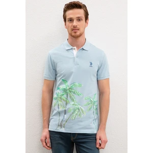 U.S. Polo Assn. Erkek Açık İndigo T-Shirt 50219119-VR073