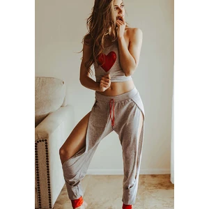 Merry See Dantel Kalp Tasarımlı Pijama Takım