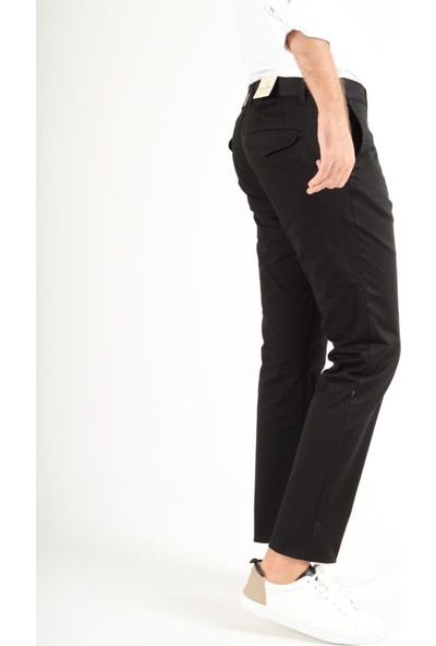 Luppo Club Chino Gabardin Siyah Erkek Pantolon