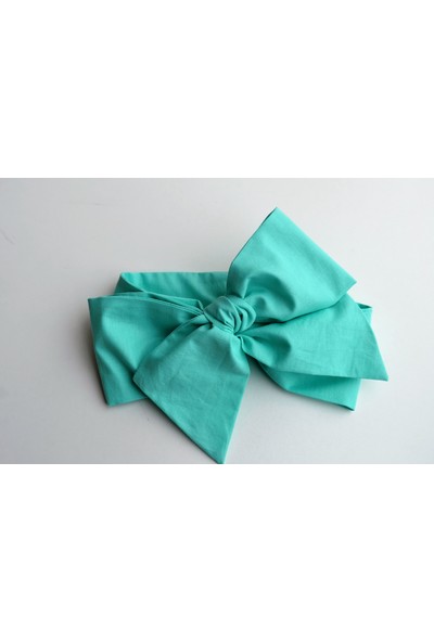 Özge Başaran Bandana 2 Adet Sarı ve Mint Fiyonklu