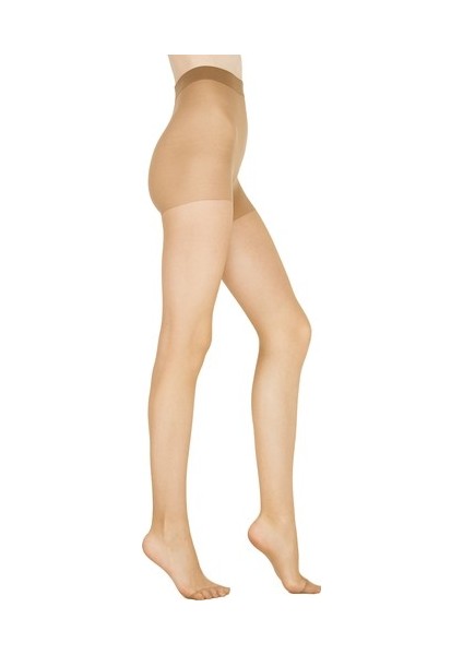 Kadın Likra Fit 15 Parlak Külotlu Çorap