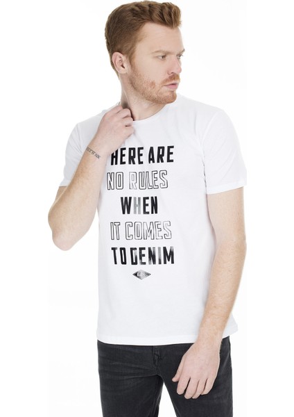 Baskılı Bisiklet Yaka Erkek T-Shirt 202 Lcm 242065 1101 fırsatları