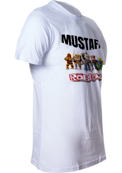 Çocuk Tişörtü Roblox Isim Yazılı Kısa Kollu
