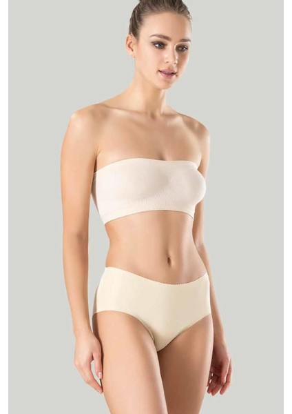 Yüksek Bel Slip Kadın Dikişsiz Lazer Külot 12597