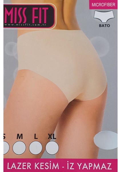 Yüksek Bel Slip Kadın Dikişsiz Lazer Külot 12597