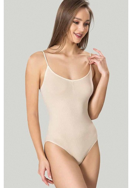 İnce Askılı Kadın Body / Bodysuit 1903