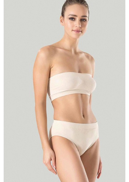 Orta / Düşük Bel Düz / Desensiz Kadın Slip Külot 1006