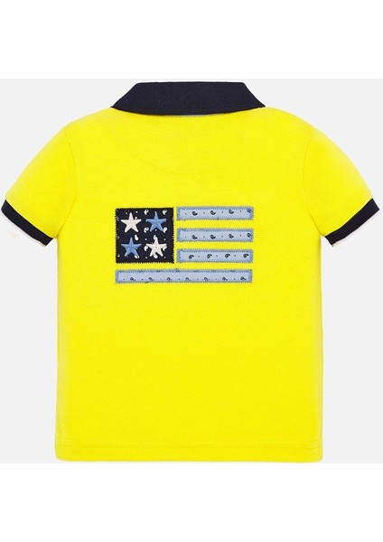 Erkek Bebek Kısa Kollu Polo Yaka Tişört Sarı 1146 fiyatları