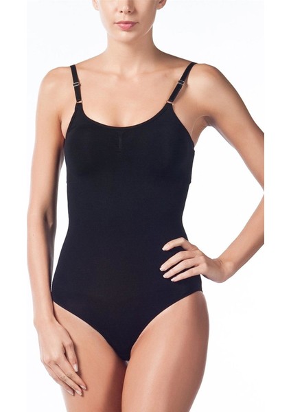 Düz İnce Askılı Kadın Body / Bodysuit Korse 1916