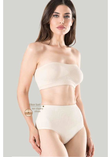 Slip Orta Bel Kadın Külot Korse 33635